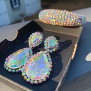 PROM EARRINGS BRACELET BUNDLE